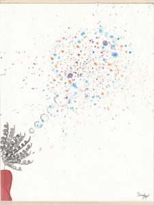 Anniv (Aquarelle1 L18 X H 23)