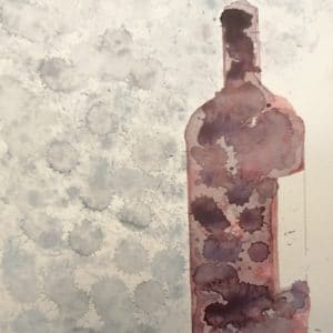 Bouteille en gouttes.