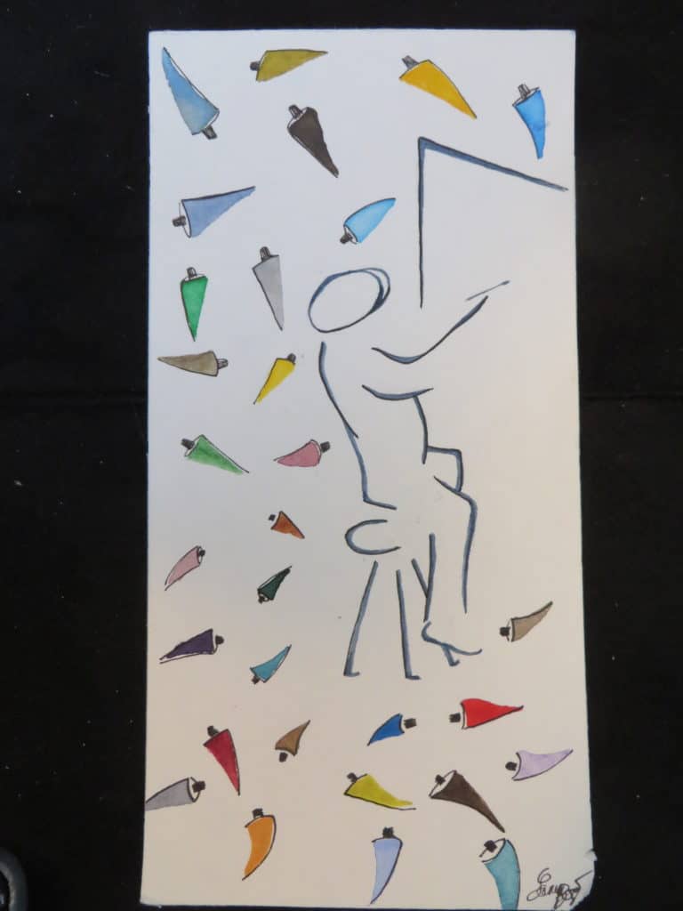 Tableau réalisé à l'aquarelle