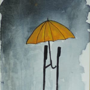 Parapluie tristouné.