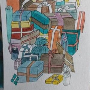 cadeaux au pied du sapin