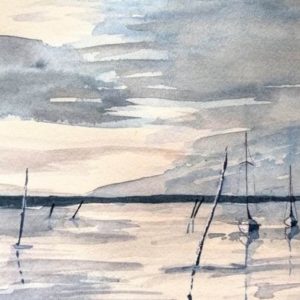 marée basse sur Arcachon